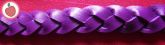 Cinto Fino Trançado Roxo - O0003